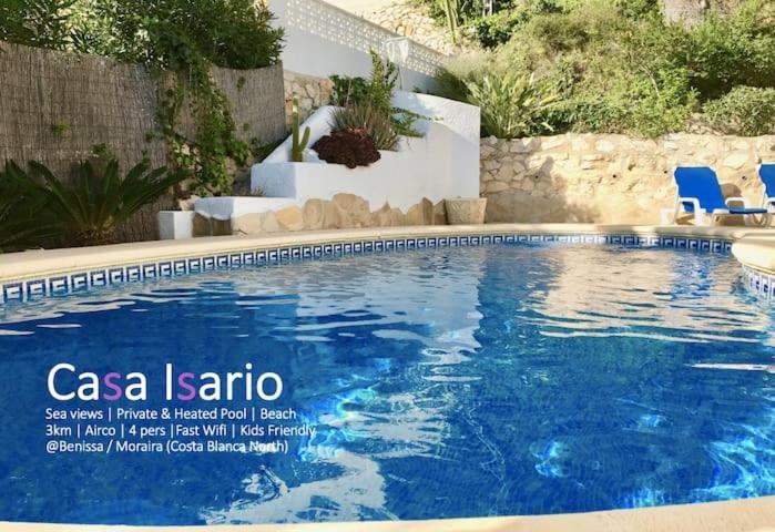 Charming Villa In Montemar With Private, Heated Pool And Sea Views Benissa Zewnętrze zdjęcie